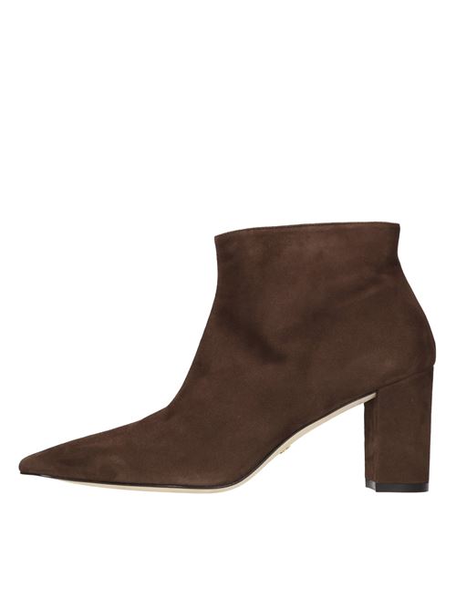Tronchetti in camoscio STUART WEITZMAN | STUART 75 ZIP BOOTIEMARRONE
